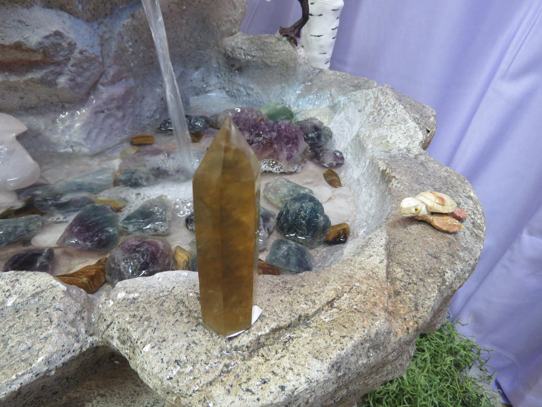 Fluorite Crystal Point (Yellow)